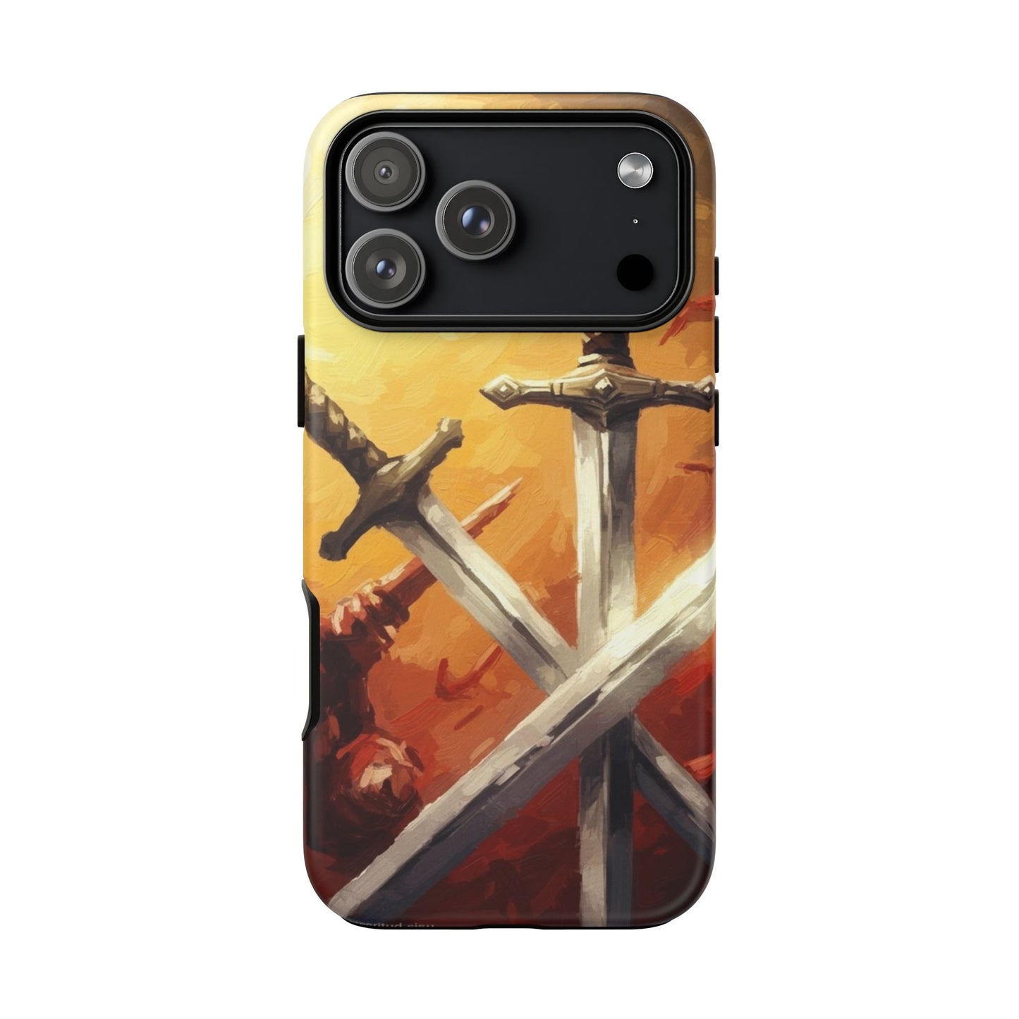 Medieval Crossed Swords Art Tough Phone Case