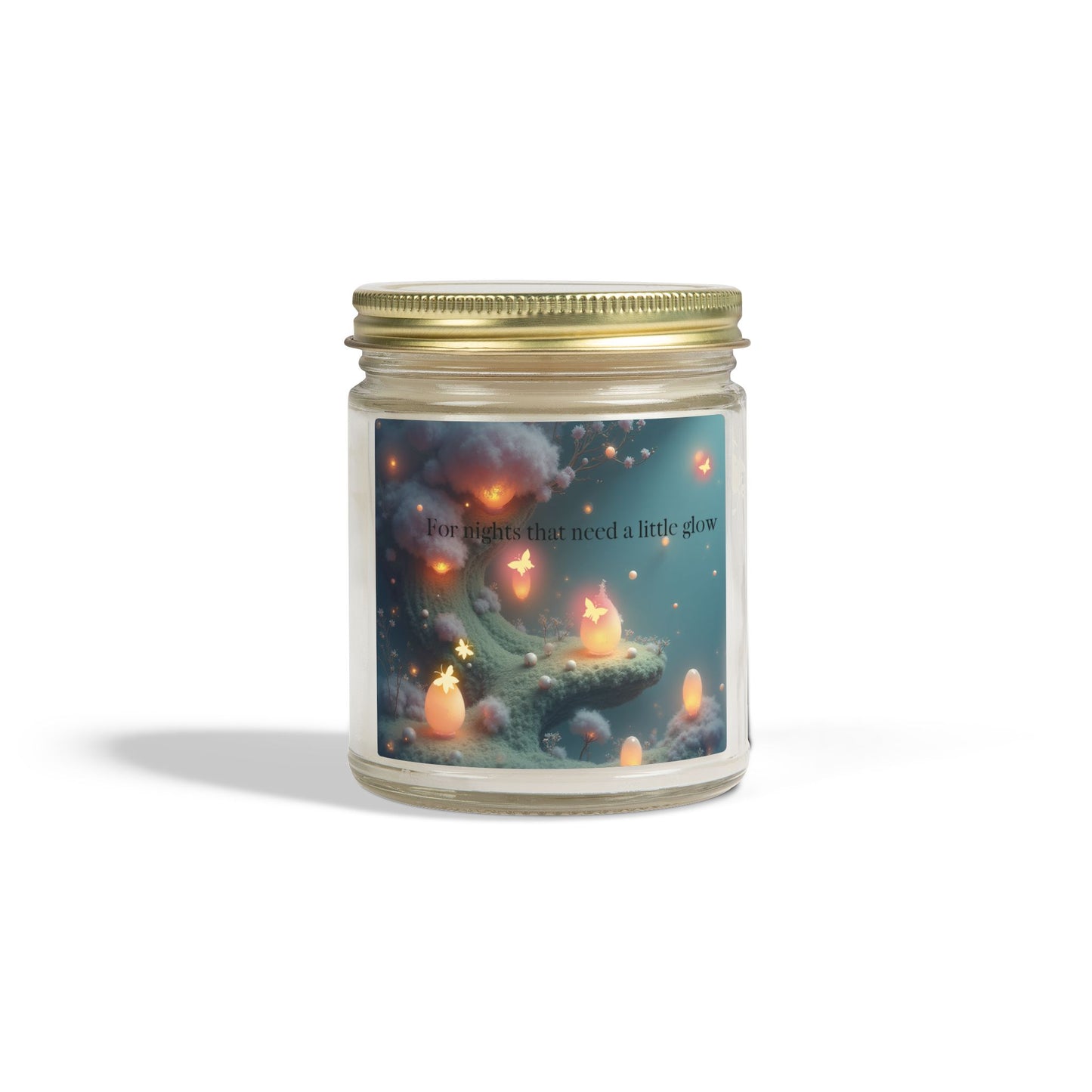 Coconut Apricot Soy Candle — Cozy Glow Jar (4oz & 9oz)