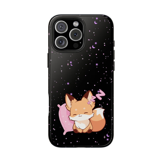 Cute Sleeping Fox Tough Phone Case