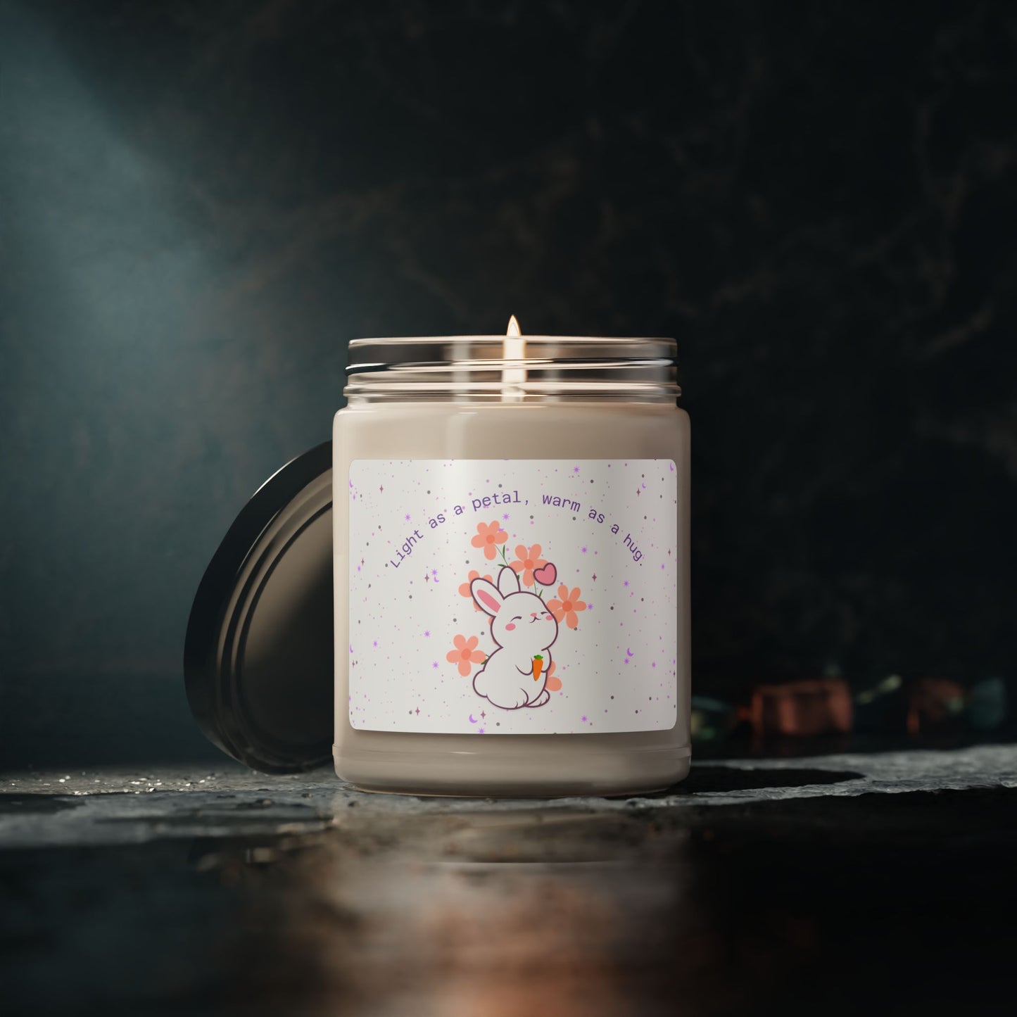 "Light as a Petal, Warm as a Hug" Scented Candle