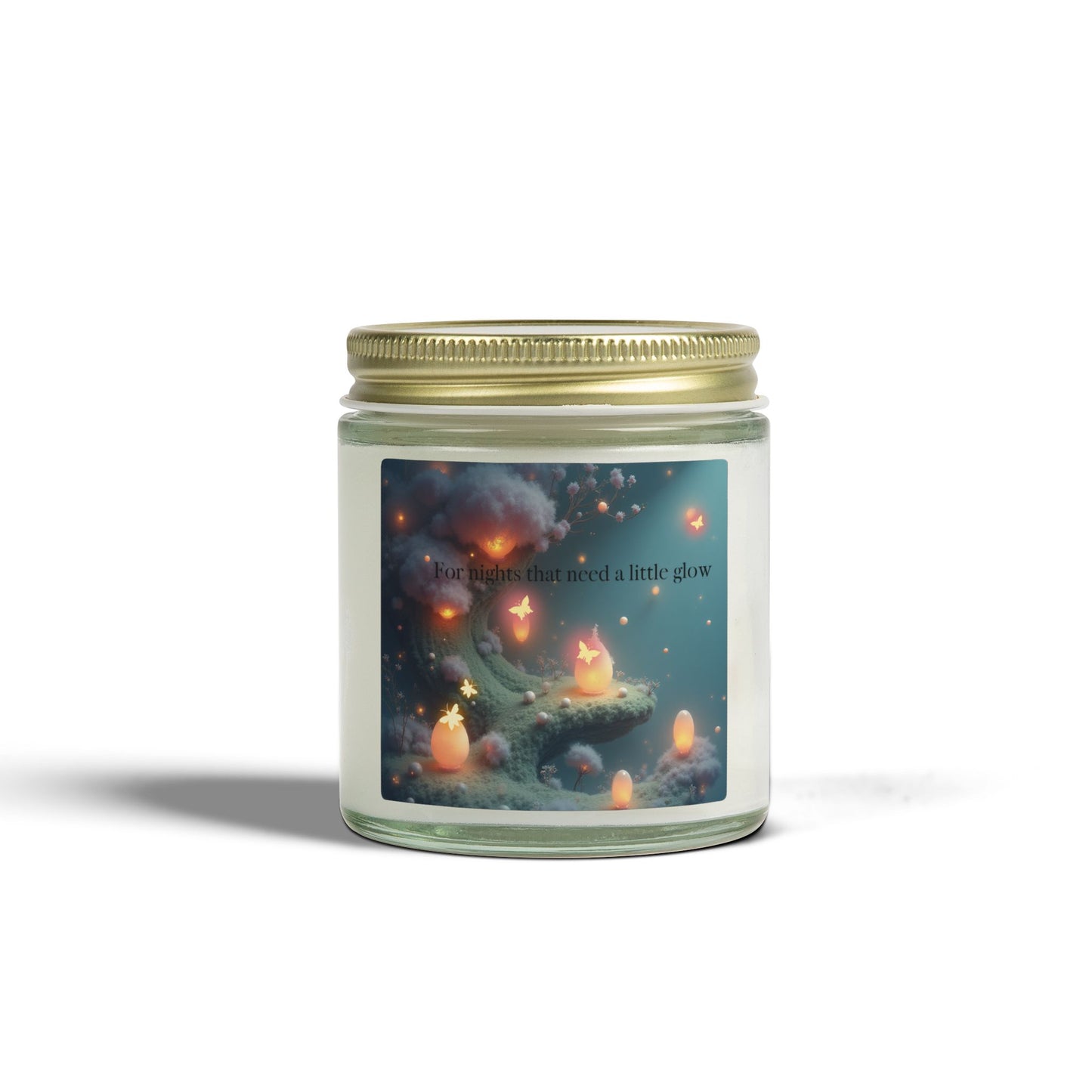 Coconut Apricot Soy Candle — Cozy Glow Jar (4oz & 9oz)
