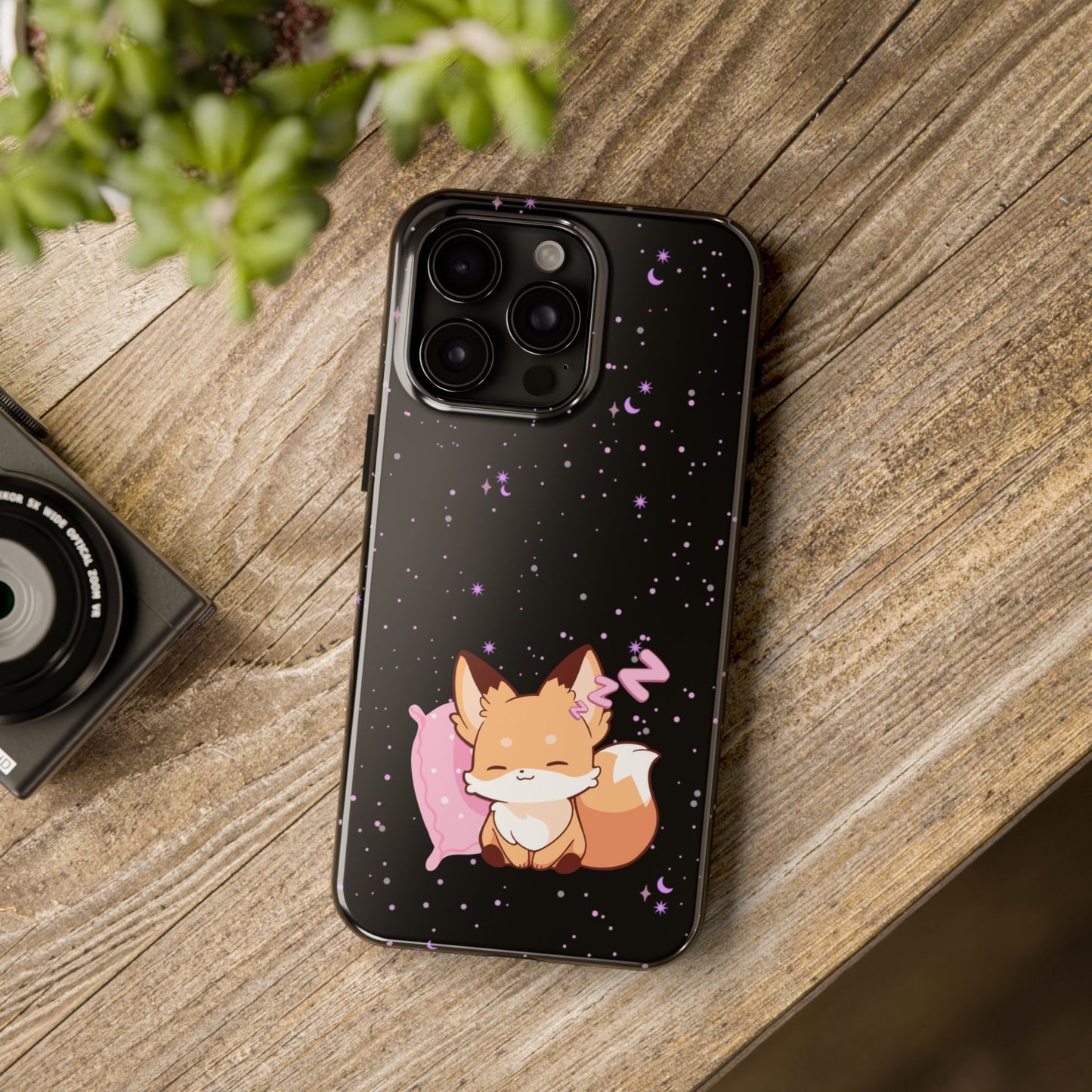 Cute Sleeping Fox Tough Phone Case