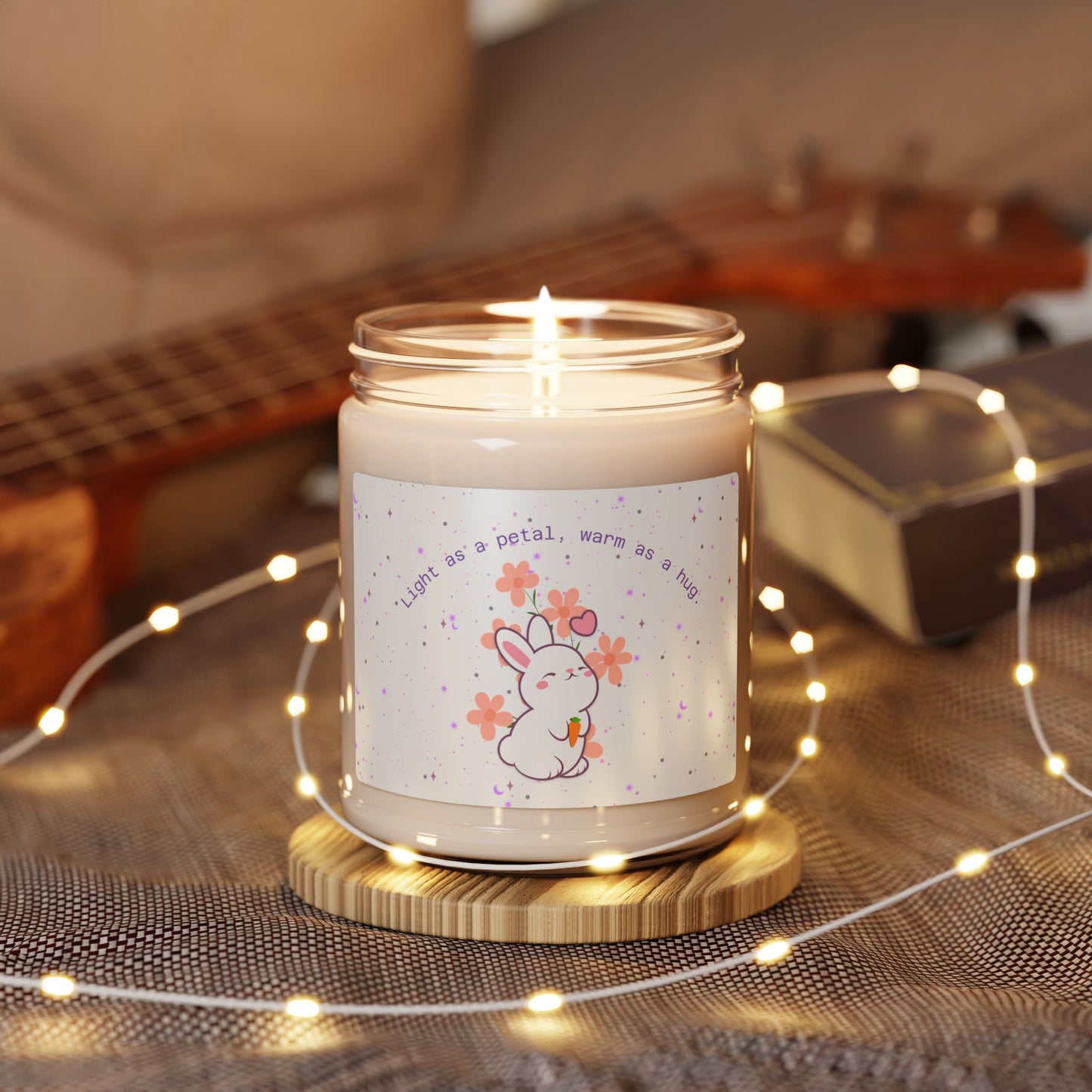 "Light as a Petal, Warm as a Hug" Scented Candle