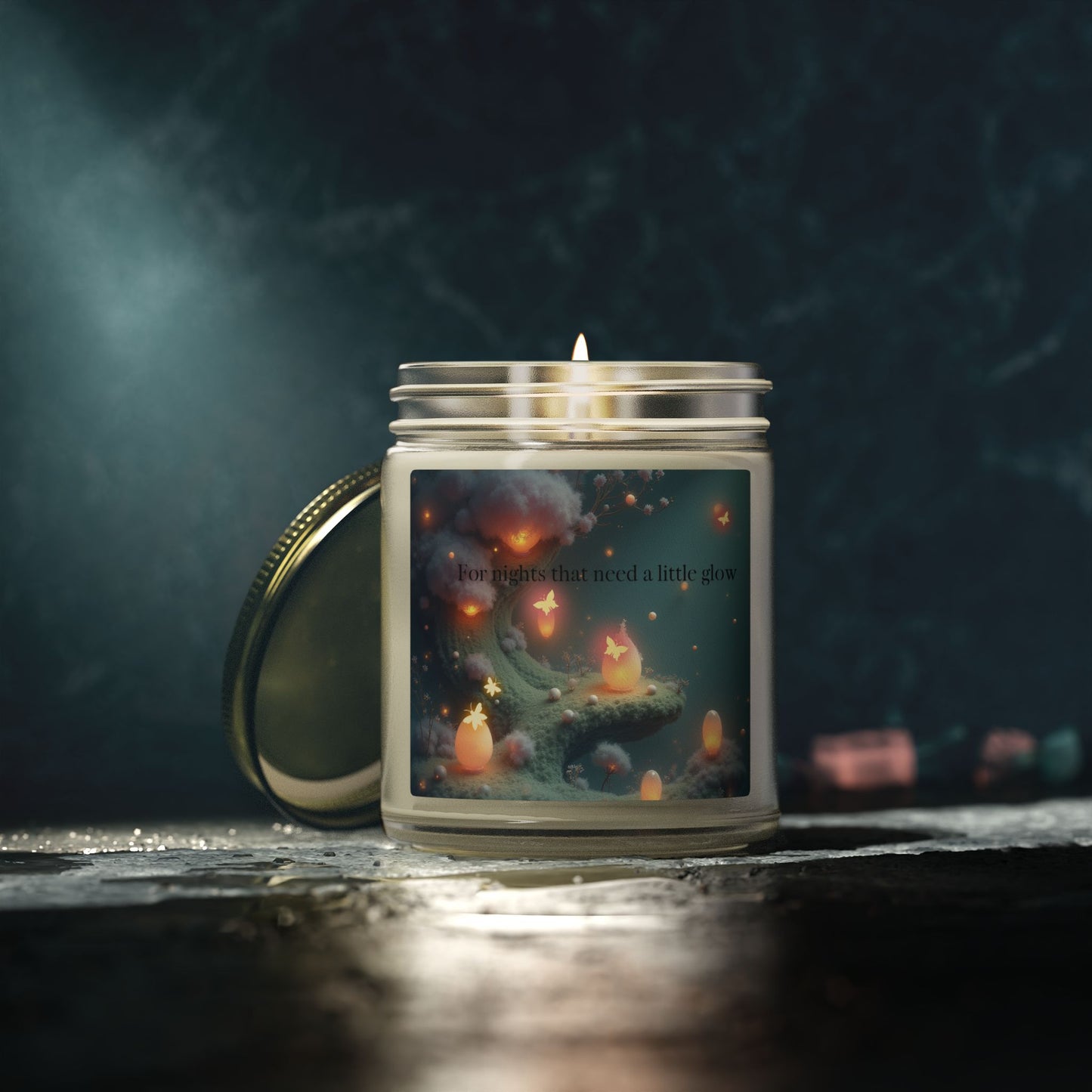 Coconut Apricot Soy Candle — Cozy Glow Jar (4oz & 9oz)