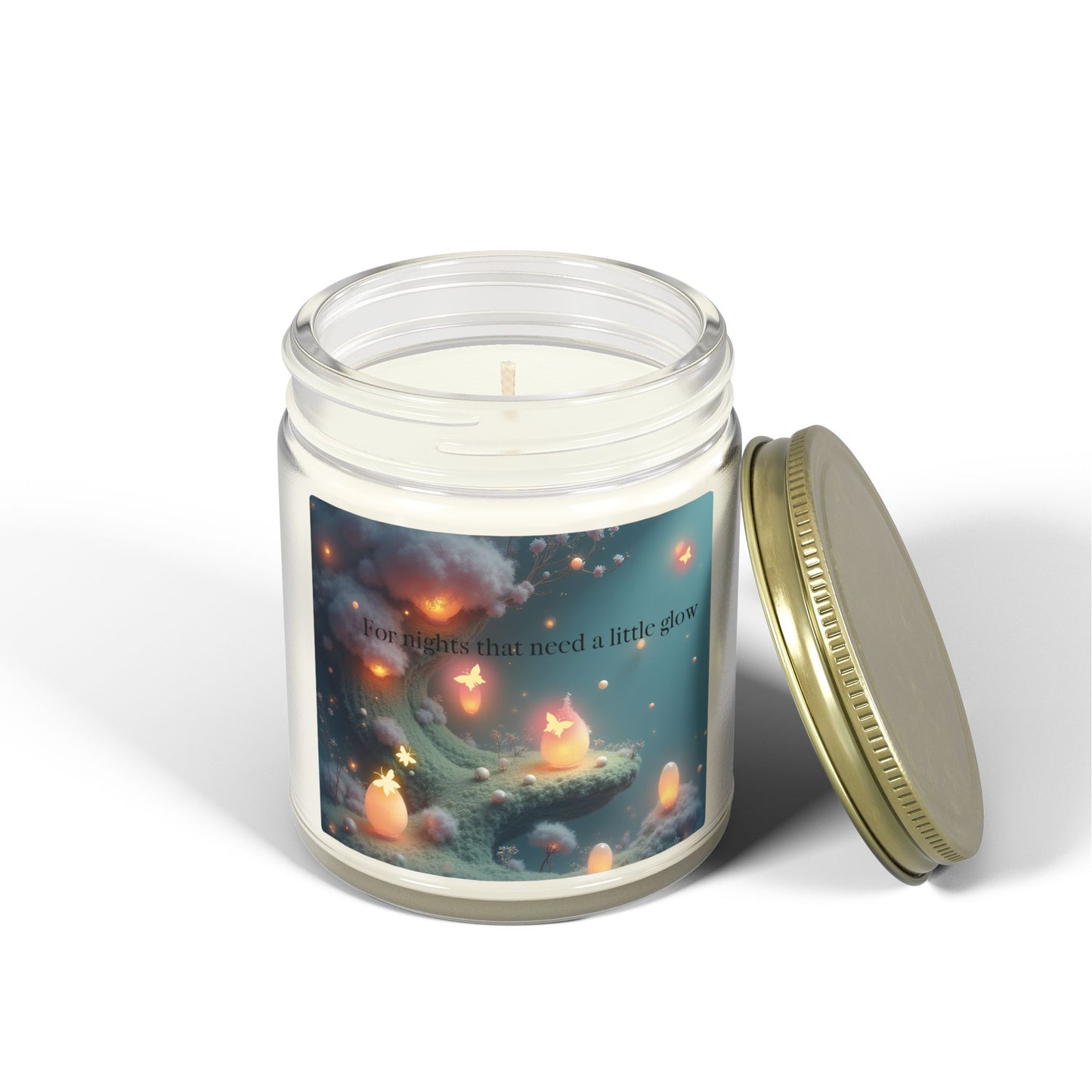 Coconut Apricot Soy Candle — Cozy Glow Jar (4oz & 9oz)
