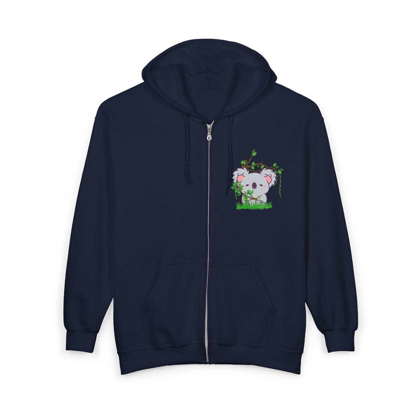 Koala Zip Hoodie — 'Be kind. Be cozy. Be koala.'