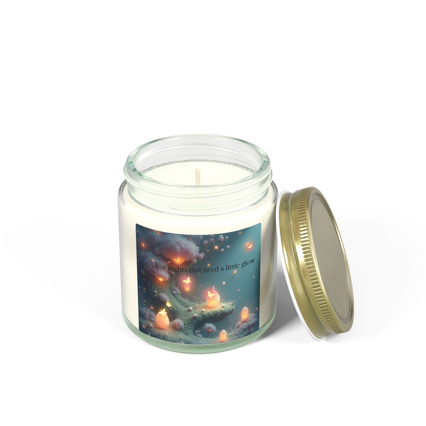 Coconut Apricot Soy Candle — Cozy Glow Jar (4oz & 9oz)