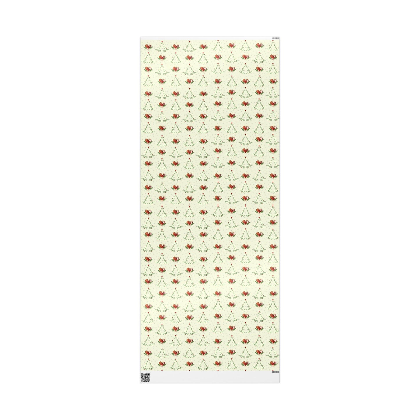 Festive Holly & Ornament Gift Wrap