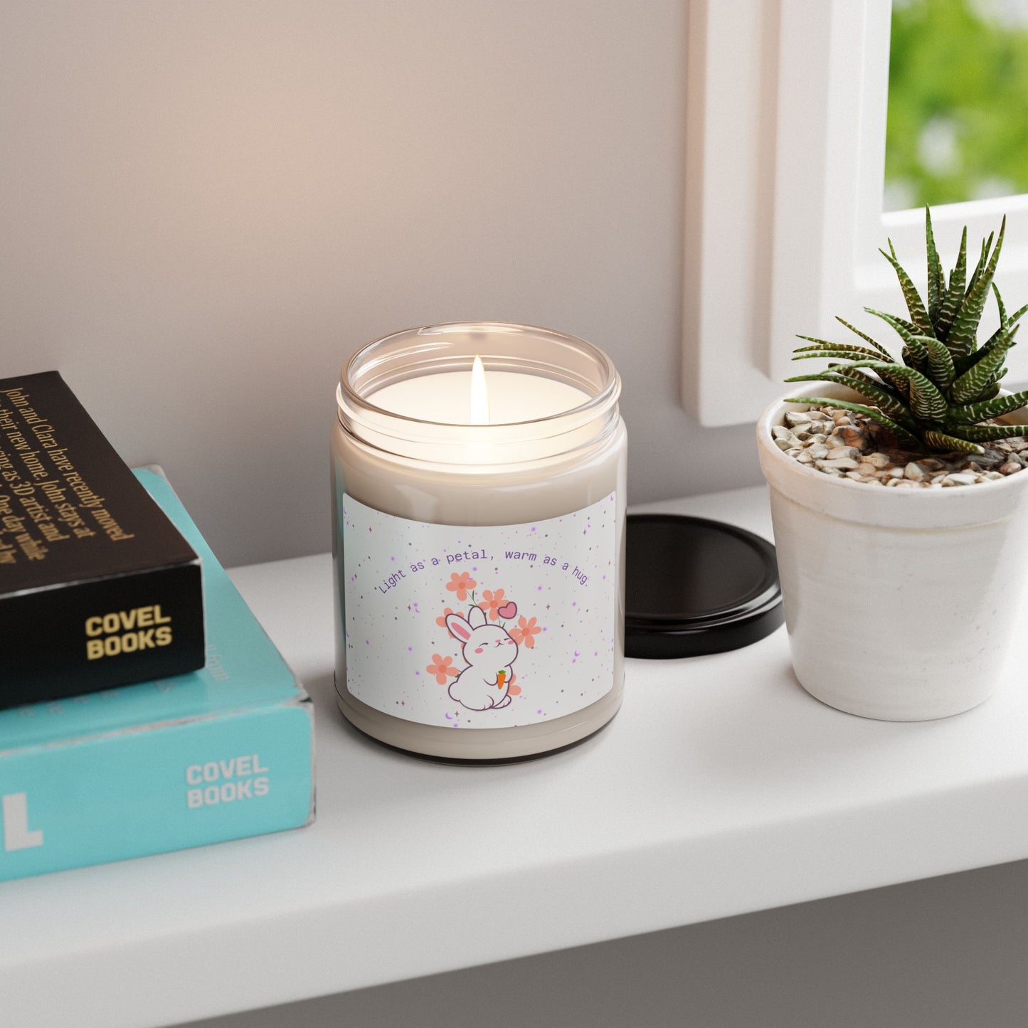 "Light as a Petal, Warm as a Hug" Scented Candle