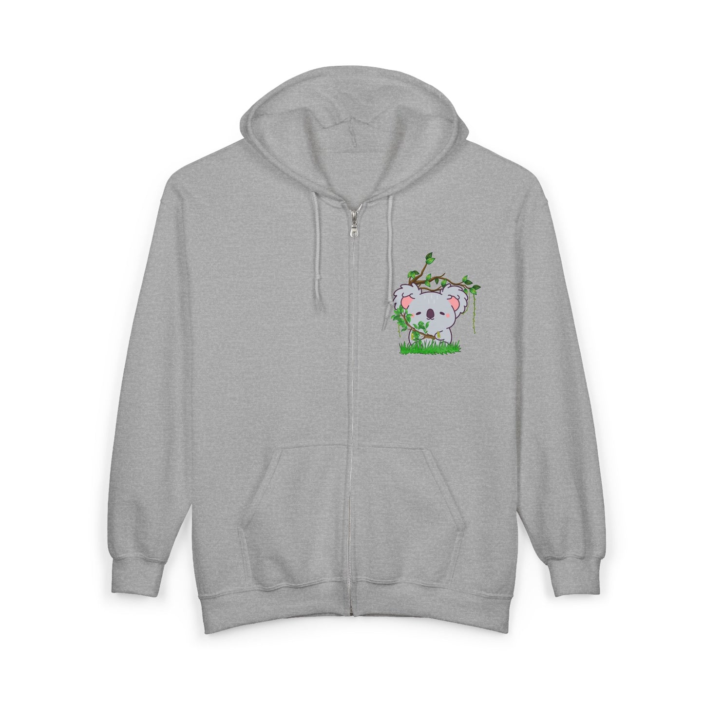 Koala Zip Hoodie — 'Be kind. Be cozy. Be koala.'