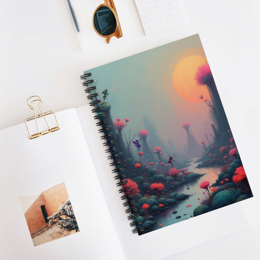 Dreamscape Sunset Fantasy Ruled Journal
